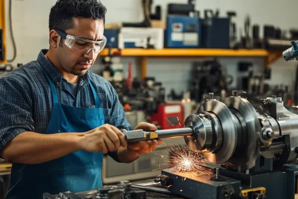 como afilar herramientas de rectificado de torno